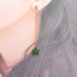 18k Plated Zircon Pendant DIY Earring Jewelry Making