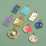 Sun Moon Star Charms for Jewelry Making Bohemian Dijes Diy