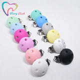 3 PCS Candy Pacifier Clips Silicone Baby Pendants