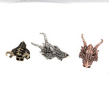 Mythology Bronze Dragon Head Spacer Bead for DIY Jewelry