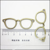 36pcs Vintage Glasses Charms Pendant Antique Bronze Alloy DIY Jewelry Findings