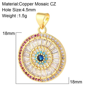 Rainbow Slippers Pendant Necklace Charm Diy Handmake Sweet Candy Stainless