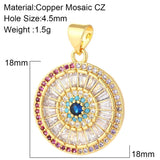 Rainbow Slippers Pendant Necklace Charm Diy Handmake Sweet Candy Stainless