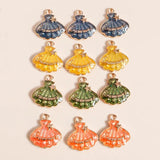 10pcs Enamel Ocean Animals Charms for DIY Jewelry