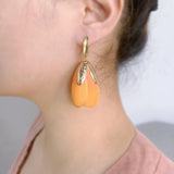 Flower Earring Charms Handmade DIY Pendants 10pcs/lot