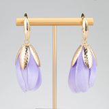 Flower Earring Charms Handmade DIY Pendants 10pcs/lot