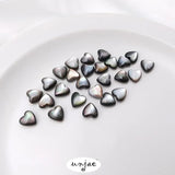 Natural Queen's Pink Shell Heart Beads DIY Loose Separation Accessories