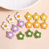 10pcs 8*20mm Flower Charms for Earrings Necklace Pendants