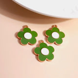 10pcs 8*20mm Flower Charms for Earrings Necklace Pendants