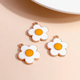 10pcs 8*20mm Flower Charms for Earrings Necklace Pendants