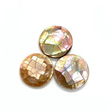 2pcs Abalone Shell Pearl Inlaid Jewelry Pendant 16mm
