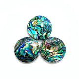 2pcs Abalone Shell Pearl Inlaid Jewelry Pendant 16mm