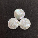 2pcs Abalone Shell Pearl Inlaid Jewelry Pendant 16mm