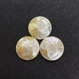 2pcs Abalone Shell Pearl Inlaid Jewelry Pendant 16mm