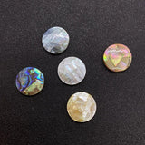 2pcs Abalone Shell Pearl Inlaid Jewelry Pendant 16mm