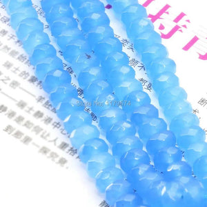 Faceted Aquarine-SkyBlue Beads 15inch