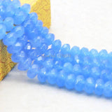 Faceted Aquarine-SkyBlue Beads 15inch