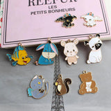 10Pcs Cartoon Animal Enamel Mini Charm DIY Jewelry Making