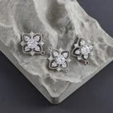 18k Rhodium Plated DIY Jewelry Accessories, Nickel Free, 10pcs/lot