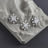 18k Rhodium Plated DIY Jewelry Accessories, Nickel Free, 10pcs/lot