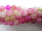 Natural Pink Kunzite Round Jasper Loose Beads 15''AAA