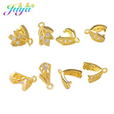 8Pcs DIY Pinch Bails Hooks For Jewelry Making