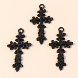 10pcs Steampunk Magic Mirror Charms Gothic Lace Necklace DIY Jewel