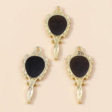 10pcs Steampunk Magic Mirror Charms Gothic Lace Necklace DIY Jewel