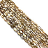 Natural Brown Horseshoe Snail Rice Beads 5-12mm DIY Jewelry Making