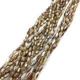 Natural Brown Horseshoe Snail Rice Beads 5-12mm DIY Jewelry Making