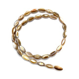 Natural Brown Horseshoe Snail Rice Beads 5-12mm DIY Jewelry Making
