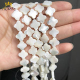 Shell Pearl Beads Cross Shape DIY Jewelry Making Spacer 15''