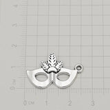 Silver Plated Mardi Gras Crown Charms for DIY Jewelry Making