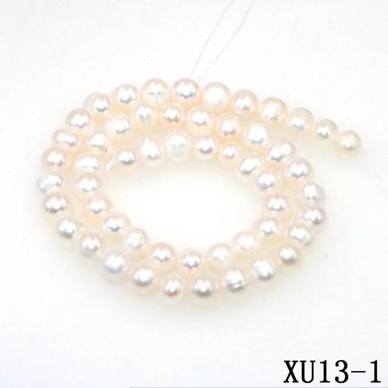 7-8mm Pink Akoya Cultured Pearl Beads DIY Bracelet Necklace 14.5inc