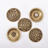 10PC Antique Brass Sun Flower Leather Craft Studs Set Screw Back