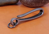 Retro Vintage Silver KeyChain U Hook Clasp Wallet Chain Fish Hook