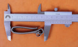 Retro Vintage Silver KeyChain U Hook Clasp Wallet Chain Fish Hook