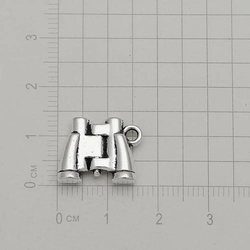 Antique Silver Plated Trailer Camping Fire Charms Travel Pendants DIY Bracelets
