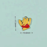 10pcs Cartoon Anime Pig Bear Earring Pendant DIY Keychain Bracelet Necklace