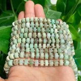 6*4mm Natural Chrysoprase Australian Jades Rondelle Beads