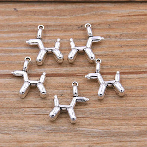 20PCS Horse Ruler Tassel Charms Animal Pendant DIY Necklace Bracelet