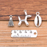 20PCS Horse Ruler Tassel Charms Animal Pendant DIY Necklace Bracelet