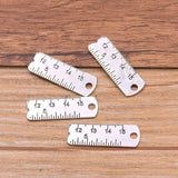 20PCS Horse Ruler Tassel Charms Animal Pendant DIY Necklace Bracelet