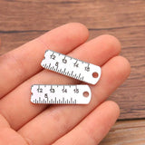 20PCS Horse Ruler Tassel Charms Animal Pendant DIY Necklace Bracelet
