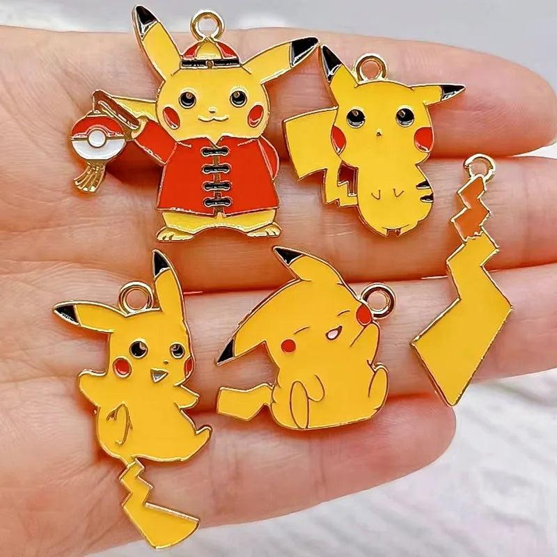 10pcs Thunder Lightning Charms Dripping Oil Enamel Charms for Jewelry Making