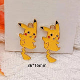 10pcs Thunder Lightning Charms Dripping Oil Enamel Charms for Jewelry Making