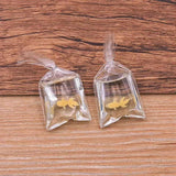 10pcs Coral Fish Bag Resin Pendant for DIY Jewelry Making