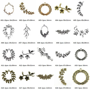 Flowering Branches Charms for Jewelry Making DIY