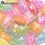 10Pcs Resin Candy Pendants Multicolor DIY Jewelry Making Accessories