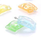 10Pcs Resin Candy Pendants Multicolor DIY Jewelry Making Accessories